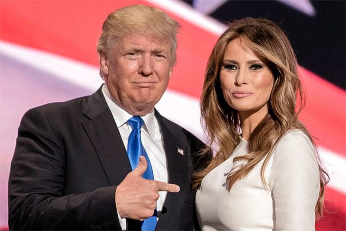 Дональд и Мелания Трамп